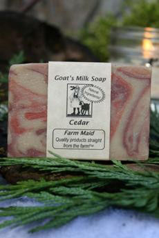 Cedar Goat's Milk Soap