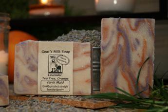 Lavender, Tea Tree & Orange Goat's Milk Soap ~ All Natural