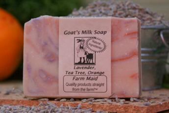 Lavender, Tea Tree & Orange Goat’s Milk Soap ~ All Natural