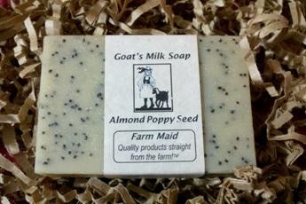 Almond Poppyseed Goat's Milk Soap