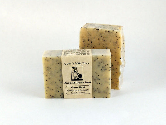 Almond Poppyseed Goat's Milk Soap