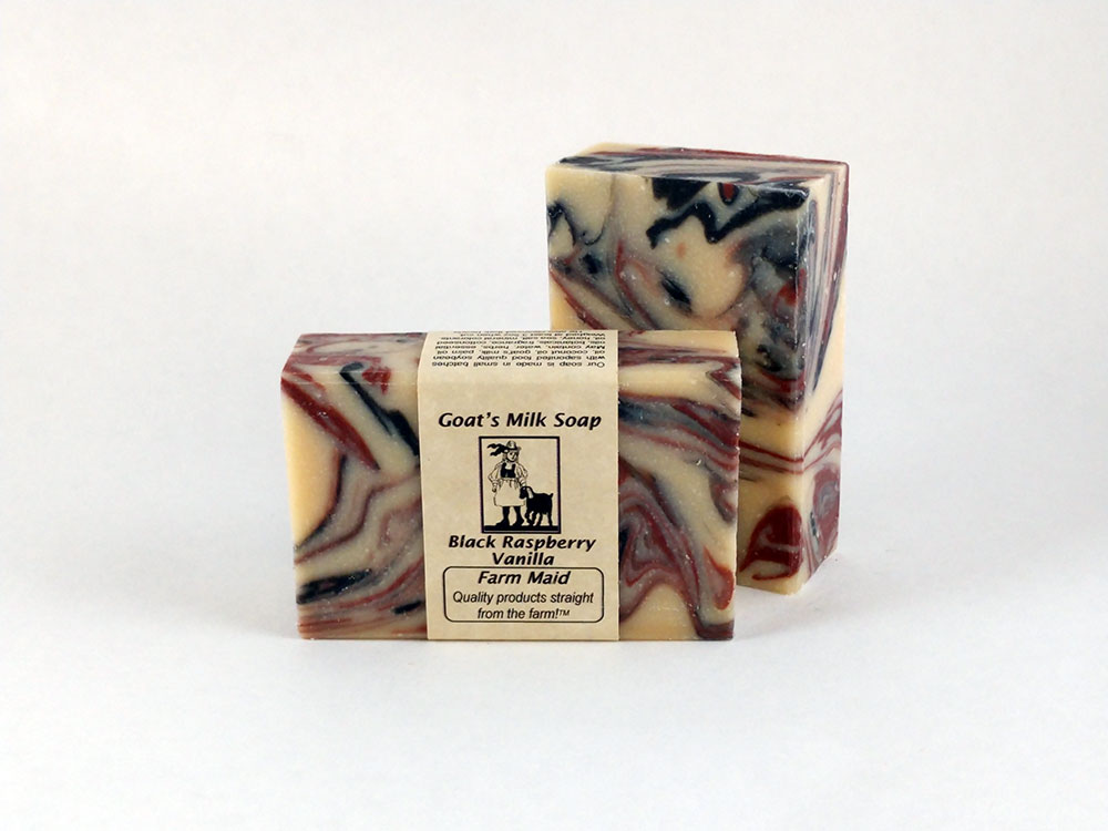 Black Raspberry Vanilla Goat’s Milk Soap