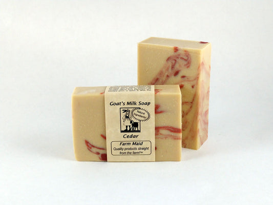 Cedar Goat’s Milk Soap ~ All Natural