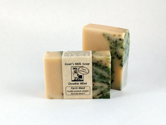 Double Mint Goat’s Milk Soap ~ All Natural