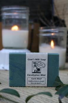 Eucalyptus Mint Goat's Milk Soap ~ All Natural