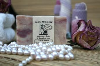 Jasmine, Rose & Sandalwood Goat’s Milk Soap