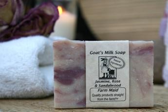 Jasmine, Rose & Sandalwood Goat’s Milk Soap