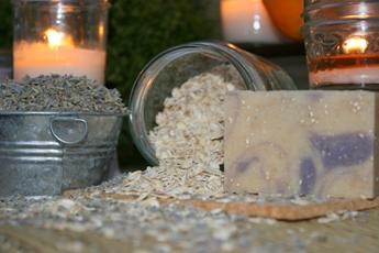 Lavender &amp; Oats Goat's Milk Soap ~ All Natural