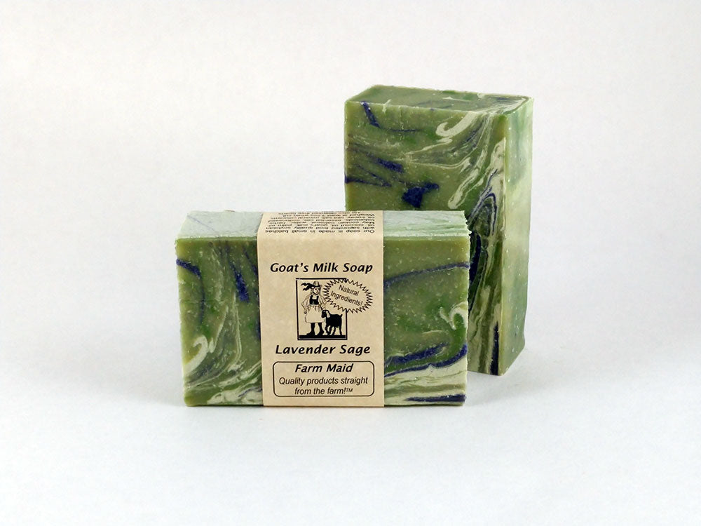 Lavender Sage Goat's Milk Soap ~ All Natural