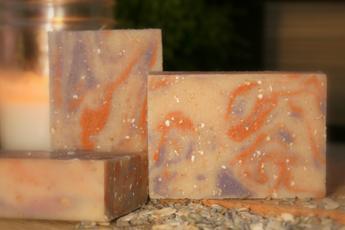 Lavender, Tea Tree, Orange &amp; Oats Goat's Milk Soap ~ All Natural