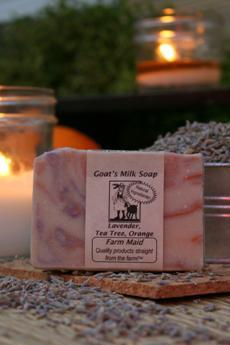 Lavender, Tea Tree &amp; Orange Goat's Milk Soap ~ All Natural