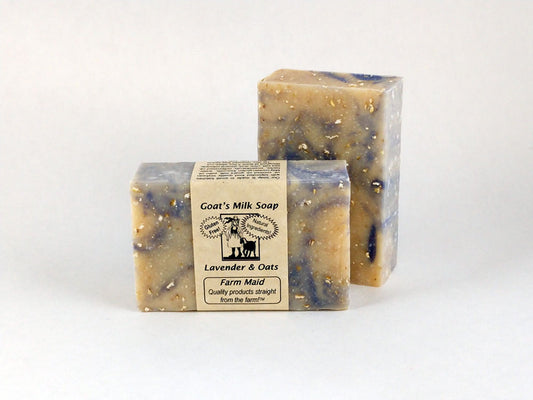 Lavender & Oats Goat’s Milk Soap ~ All Natural