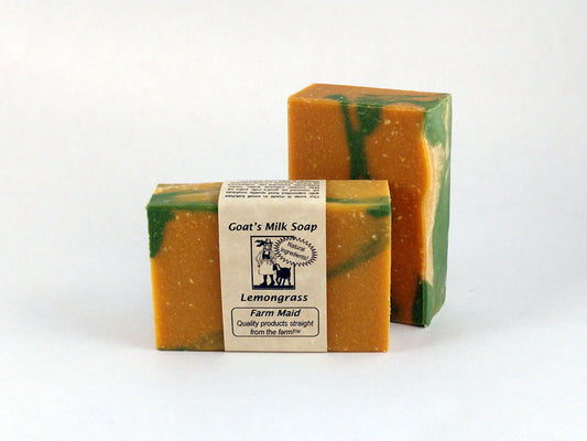 Lemongrass Goat’s Milk Soap ~ All Natural