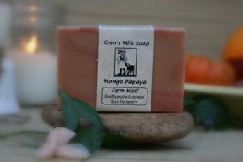 Mango Papaya Goat’s Milk Soap