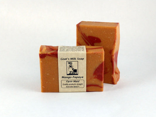 Mango Papaya Goat’s Milk Soap