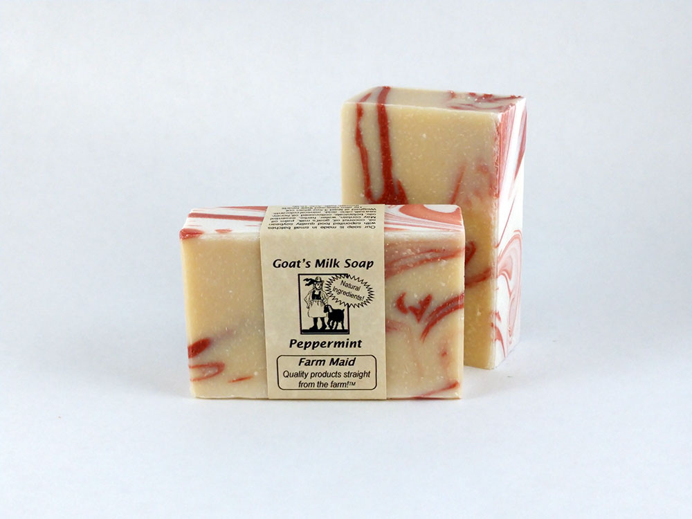 Peppermint Goat's Milk Soap ~ All Natural Soap