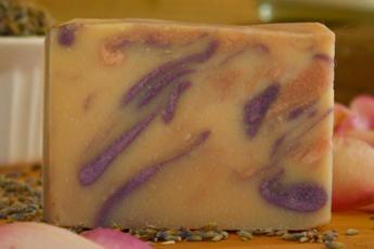 Rose Lavender Goat's Milk Soap ~ All Natural