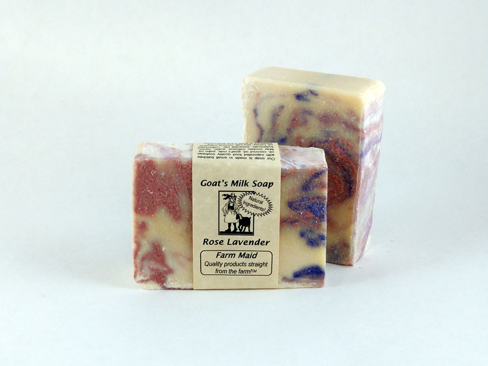 Rose Lavender Goat's Milk Soap ~ All Natural