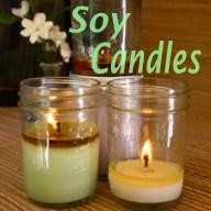 Lavender Essential Oil Aromatherapy Soy Candle