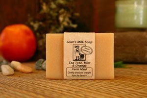 Tea Tree Mint &amp; Orange Goat's Milk Soap ~ All Natural