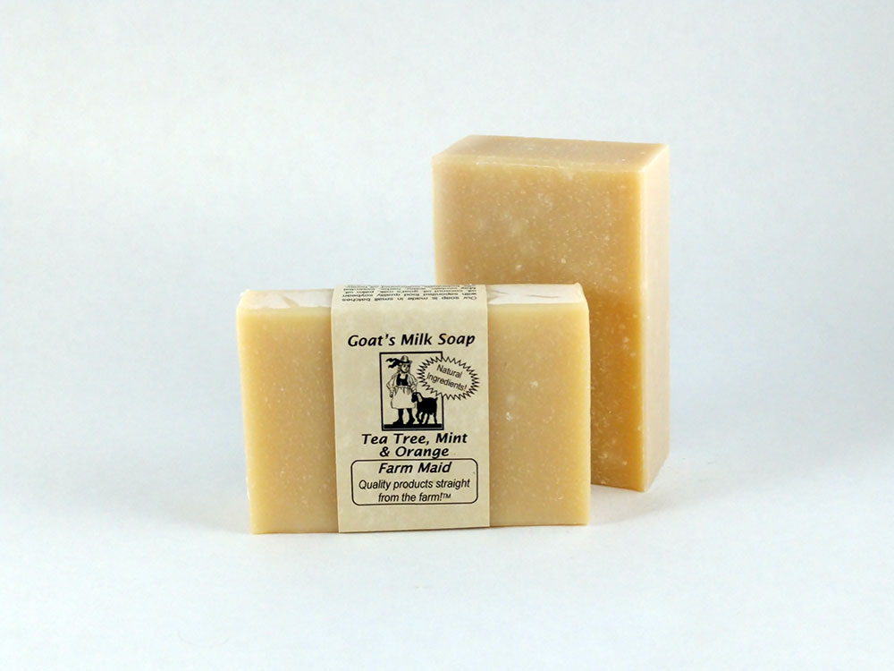 Tea Tree Mint &amp; Orange Goat's Milk Soap ~ All Natural