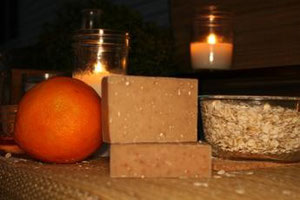 Tea Tree Mint Orange &amp; Oats Goat's Milk Soap ~ All Natural