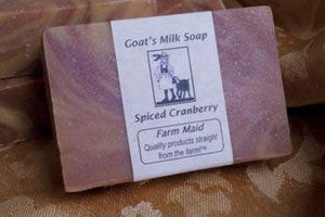 Spiced Cranberry Goat's Milk Soap