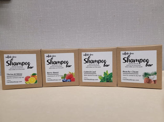 Shampoo Bars - Environmentally Friendly - No Plastic Bottles